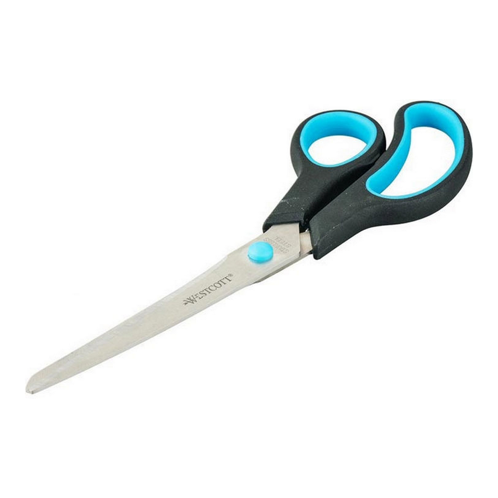 Ножницы Westcott Easy grip асимметричные кольца с резиновыми вставками Е-30293 00 - фото 1