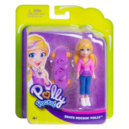 Кукла POLLY POCKET Полли на скейте FTP68