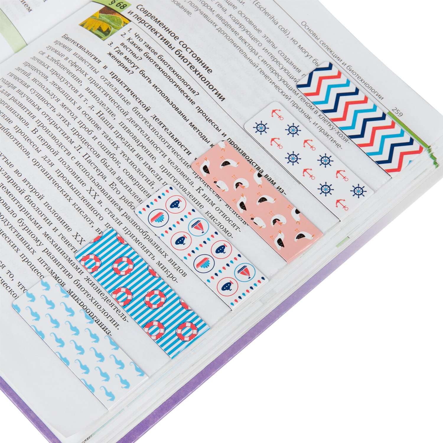 Закладки канцелярские Brauberg магнитные для книг учебников и тетрадей 12 шт - фото 10