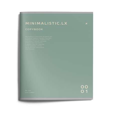 Тетрадь Lorex Stationery 48 листов А5 клетка minimalist tool
