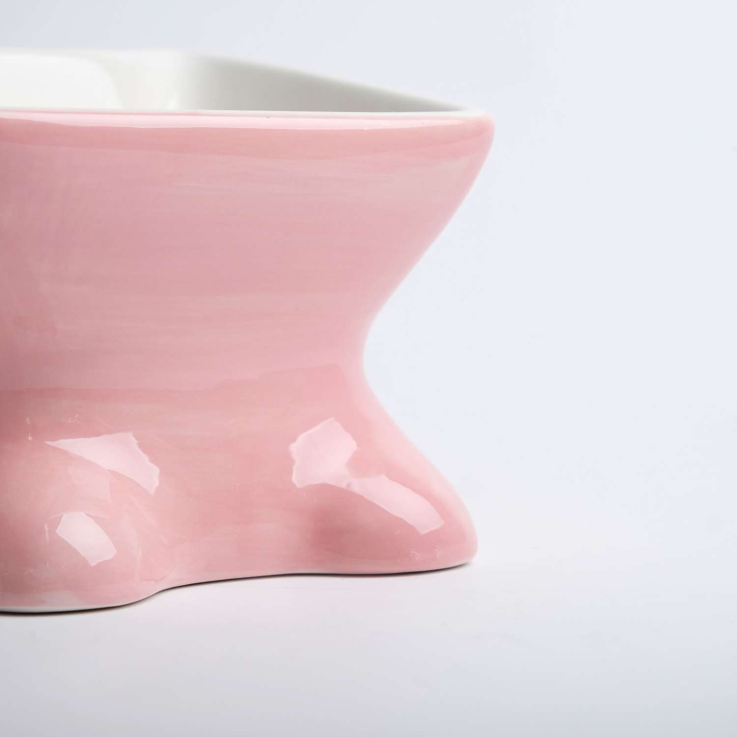 Миска Пижон керамическая «Кити» 150 мл 21х10.5 см розовая - фото 4