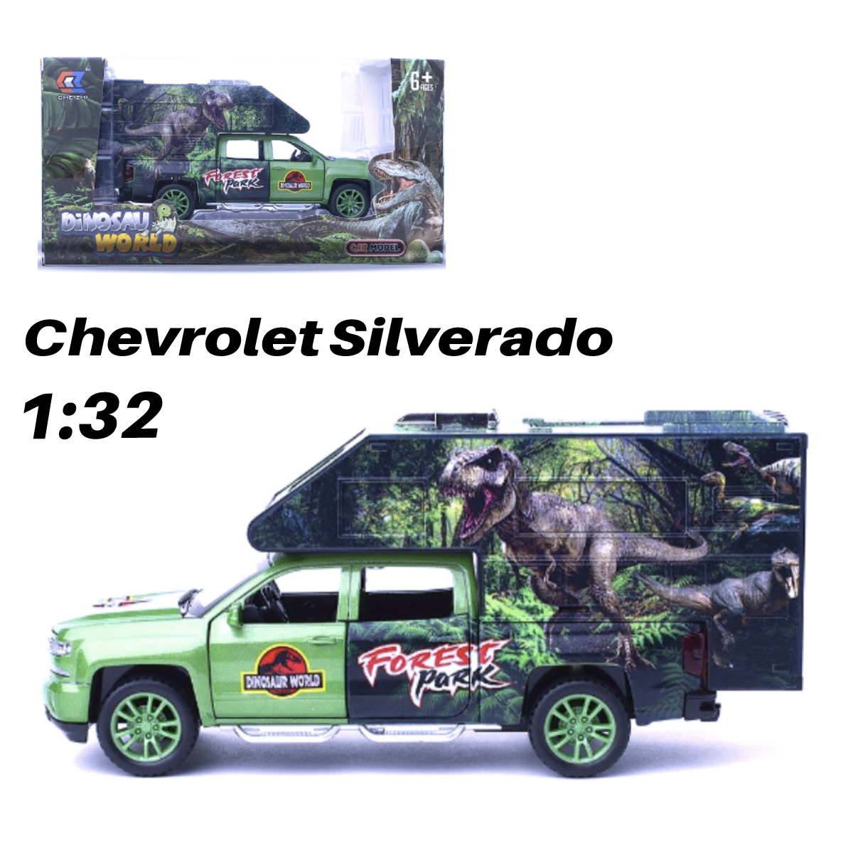 Автомобиль Che Zhi Chevrolet 1:32 CZ21G - фото 1