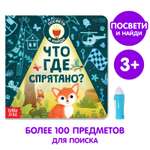 Книга Буква-ленд с фонариком «Что где спрятано?» 24 стр