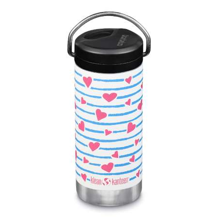 Термокружка Klean Kanteen TKWide Twist Cap 12oz 355 мл Heart Stripe