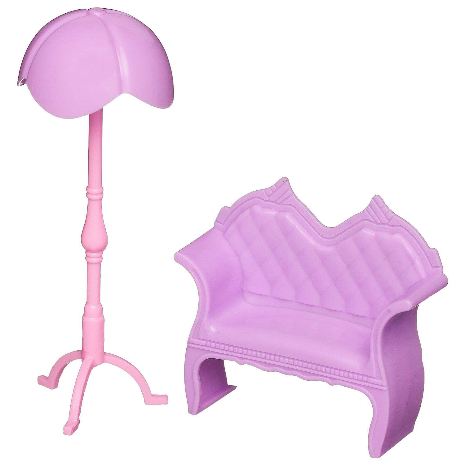 Игровой набор В гостях у куклы ABTOYS Чемоданчик Розовый совенок с 2 куколками и мебелью PT-01803 - фото 6