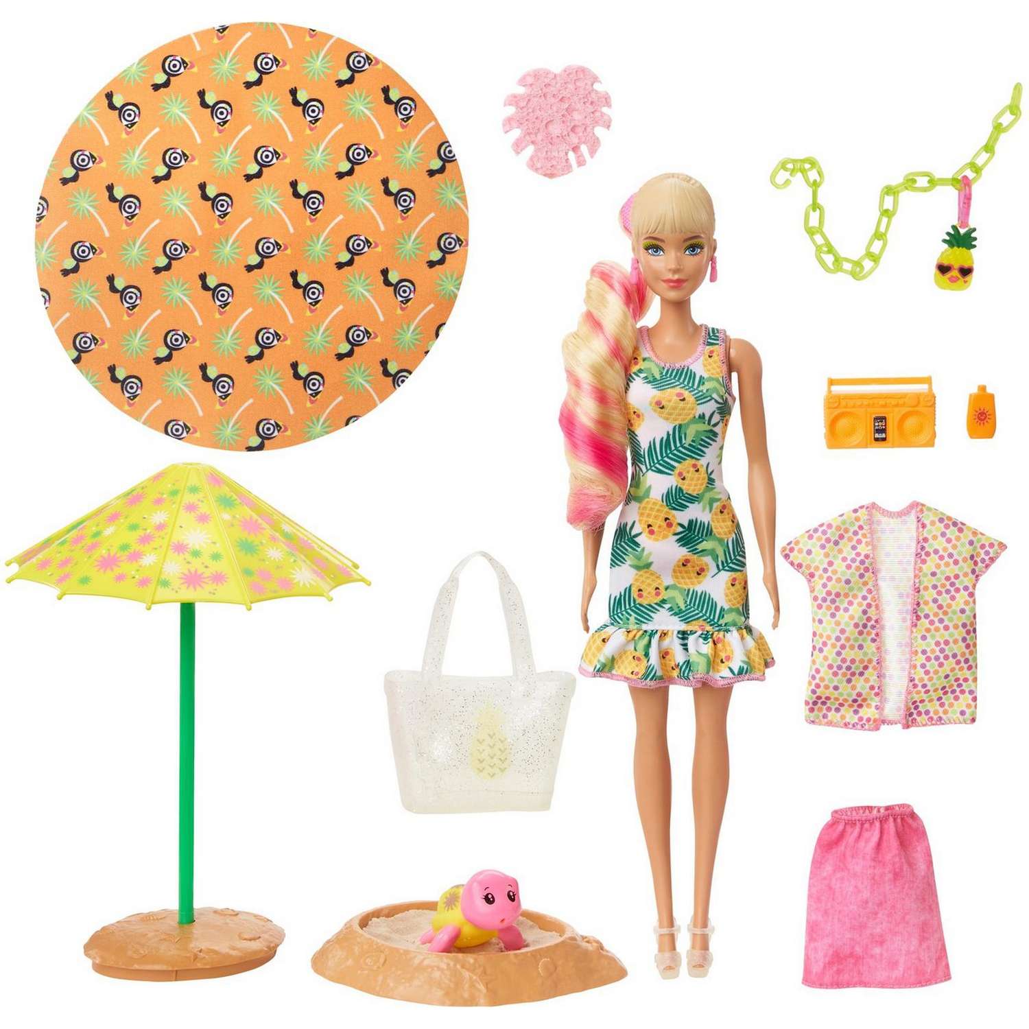 Набор игровой Barbie Кукла Ананас в непрозрачной упаковке (Сюрприз) GTN17 GTN17 - фото 5