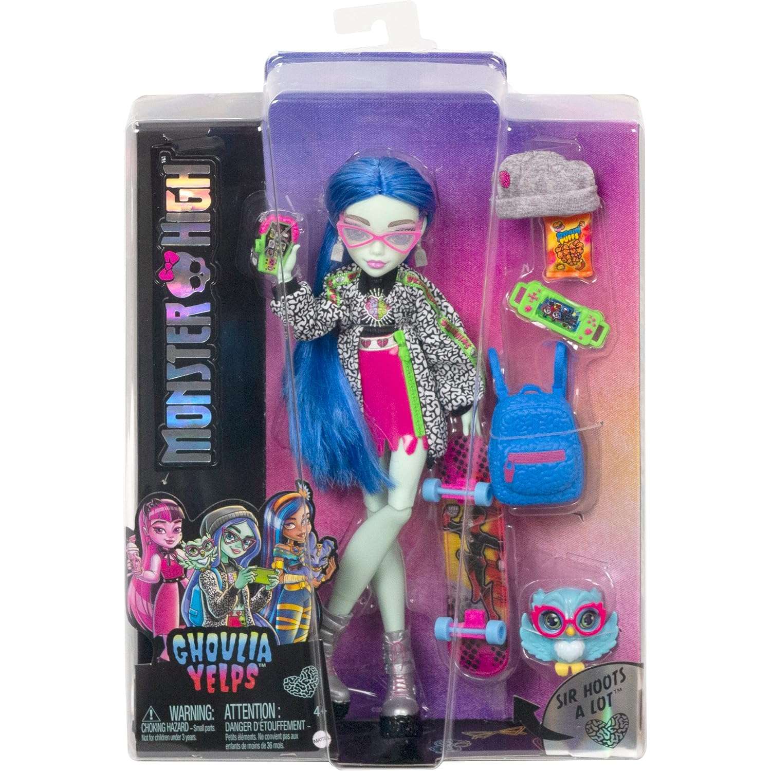 Набор игровой Кукла Monster High Ghoulia Yelps с аксессуарами HHK58 HHK58 - фото 6