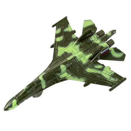 Самолет KiddieDrive Военная техника Зеленый 8см