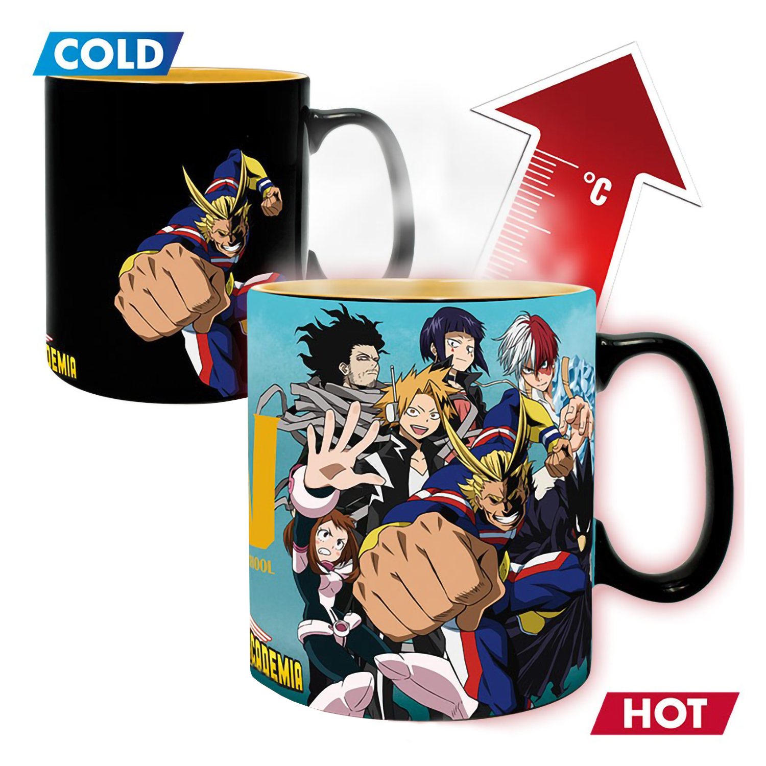 Кружка ABYStyle My Hero Academia Mug Heat Change 460 ml ABYMUG577 - фото 4