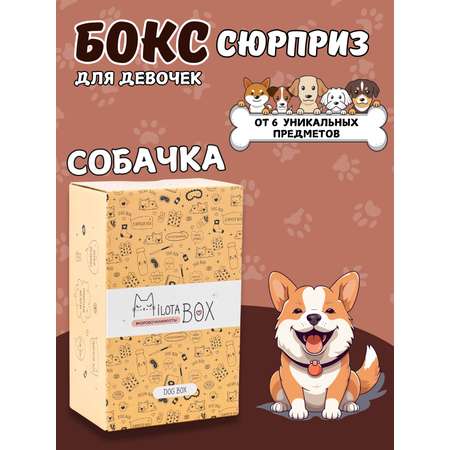 Подарочный бокс для девочки iLikeGift Milota Box mini собачка