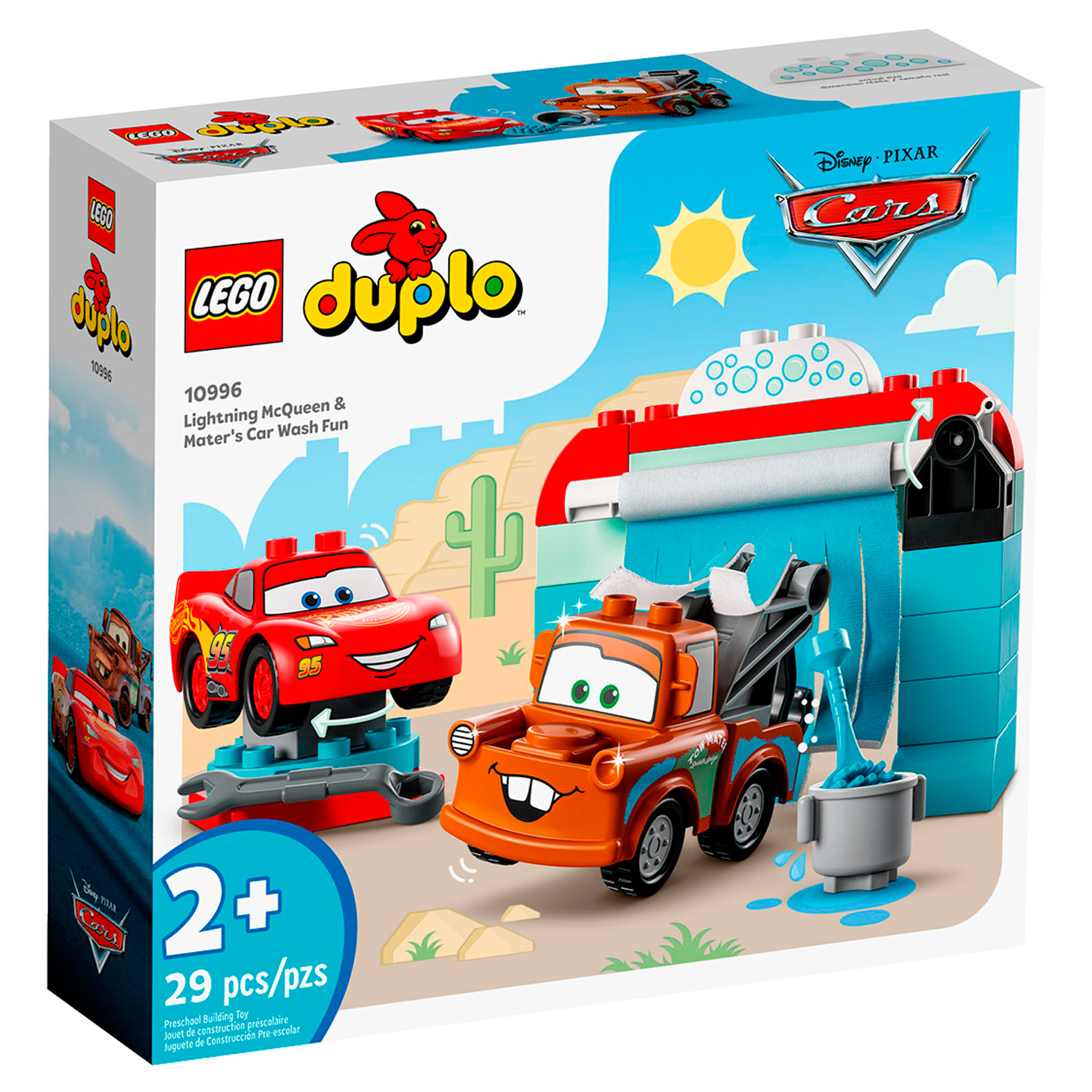 Конструктор детский LEGO Duplo Веселая автомойка 10996 - фото 7