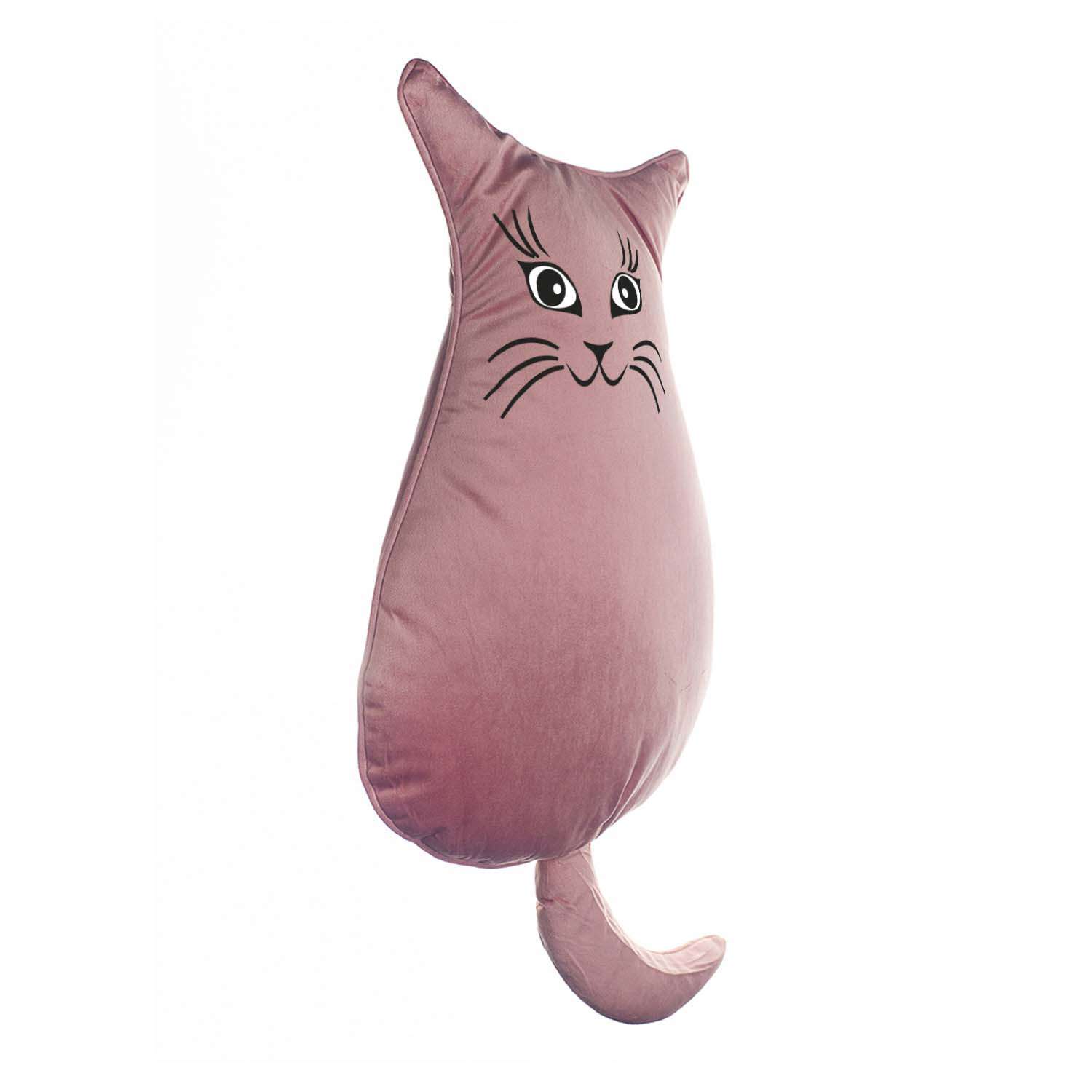 Подушка декоративная Solmax Розовый котик с мордочкой HDQ90323 - фото 2