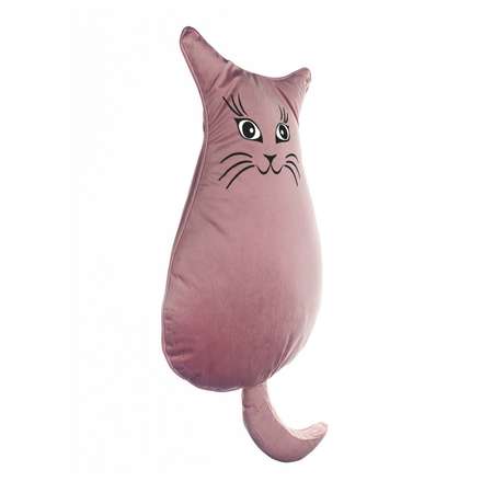 Подушка декоративная Solmax Розовый котик с мордочкой HDQ90323