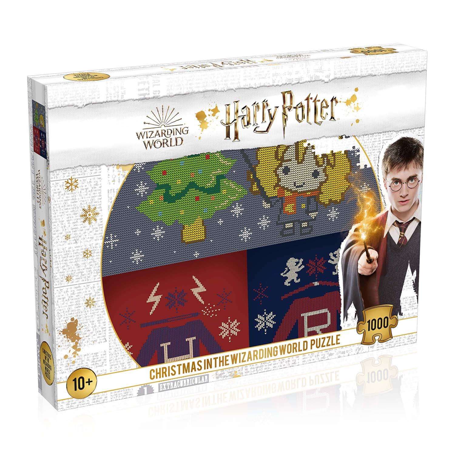 Пазл 1000 деталей Winning Moves Harry Potter Гарри Поттер Рождество в Волшебном Мире - фото 1