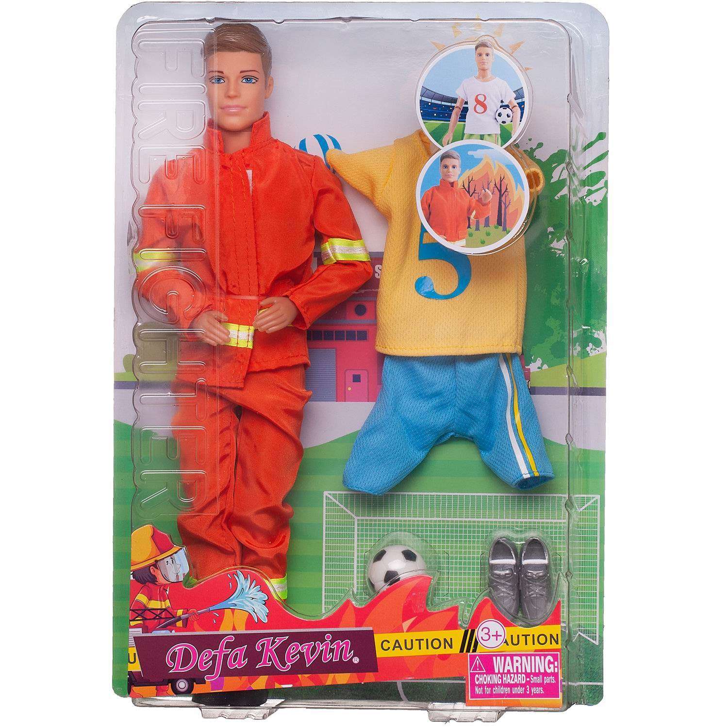 Игровой набор ABTOYS Defa Kevin Пожарный с комплектом сменной одеждой и игровыми предметами 8382d/№5 - фото 1