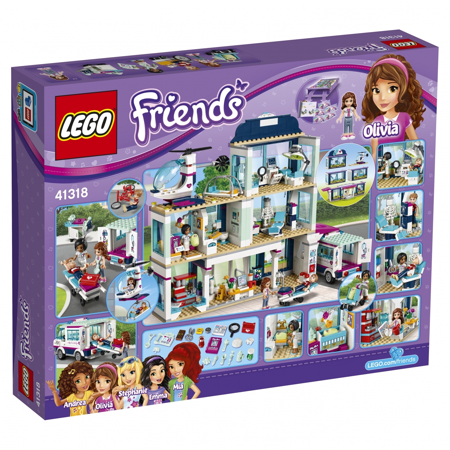 Конструктор LEGO Friends Клиника Хартлейк-Сити (41318) - фото 3