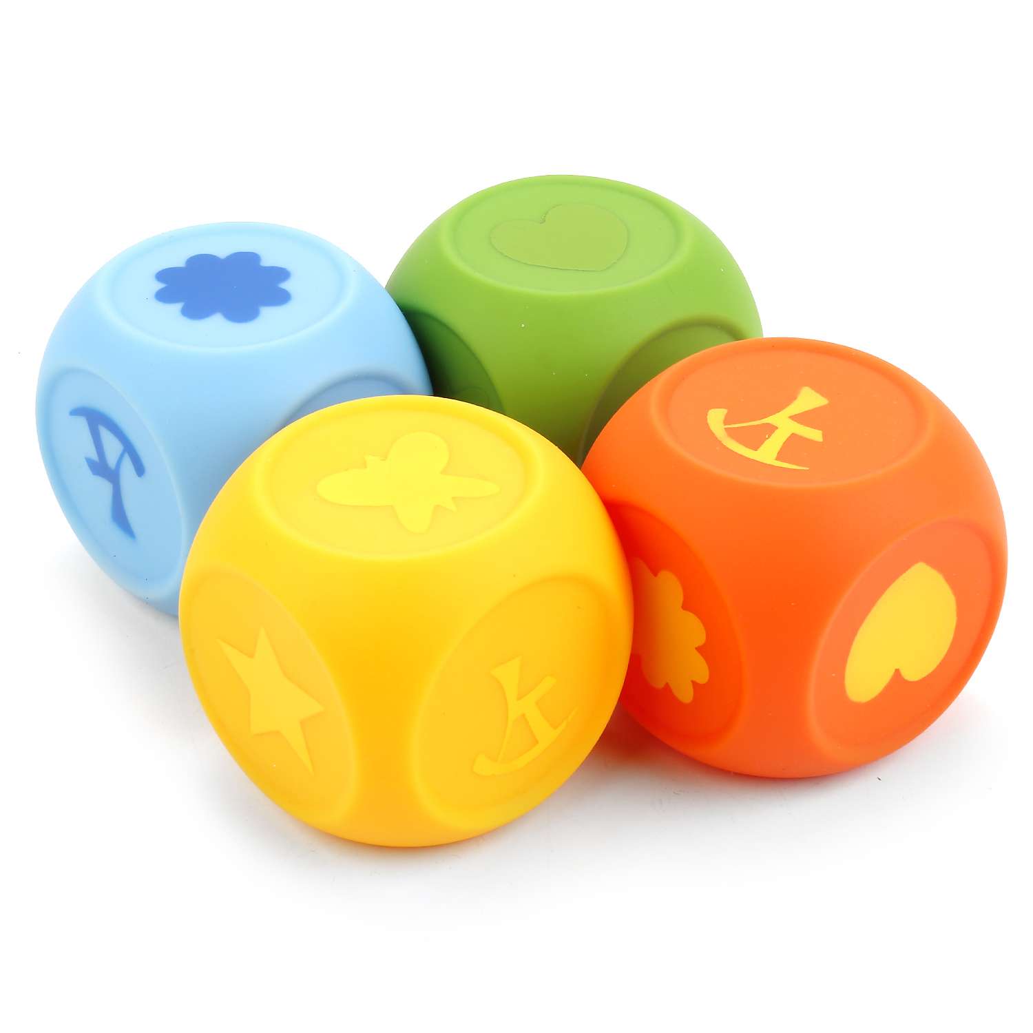 Набор Играем вместе кубы в сетке для ванны 4 игрушки - фото 2