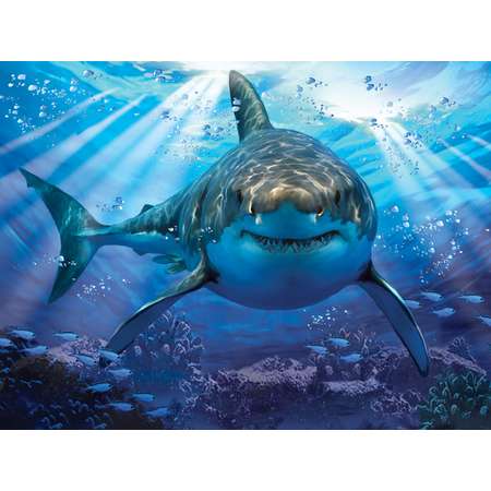 3D Пазл Prime 3D Стерео-пазл Prime 3D Большая белая акула 500 деталей 61х46 см