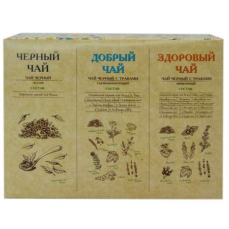 Чай Фабрика Здоровых Продуктов Добрая коллекция с травами 1.8г*90пакетиков