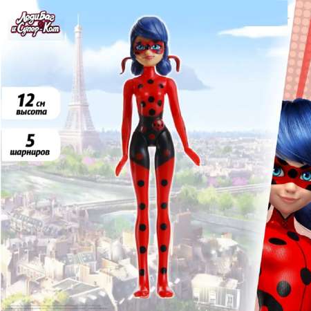 Кукла Леди Баг ТОТОША Фигурка игровая подвижная Miraculous 12 см