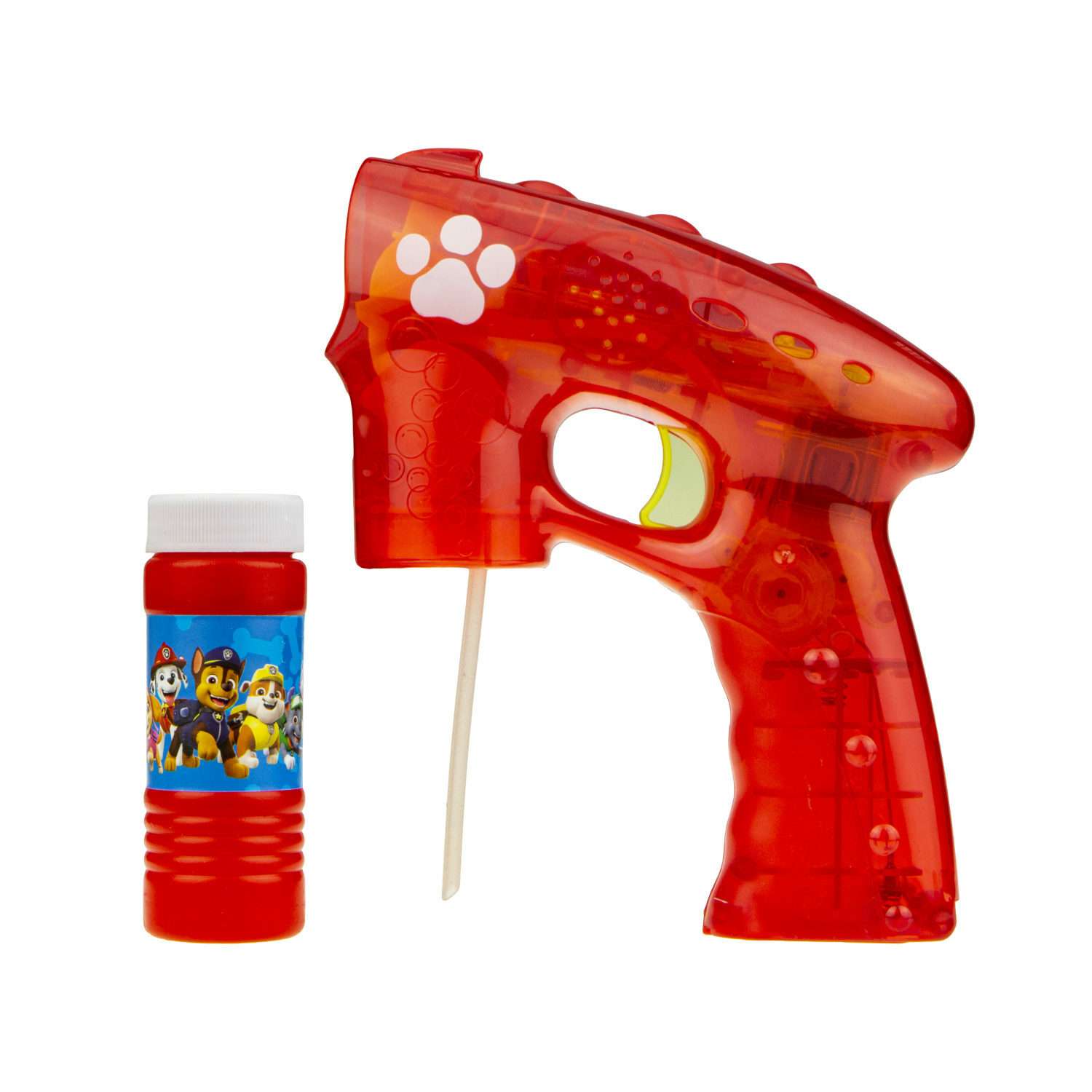 Генератор мыльных пузырей Щенячий патруль 1YOY с раствором со световыми эффектами пистолет бластер детские игрушки для улицы - фото 1
