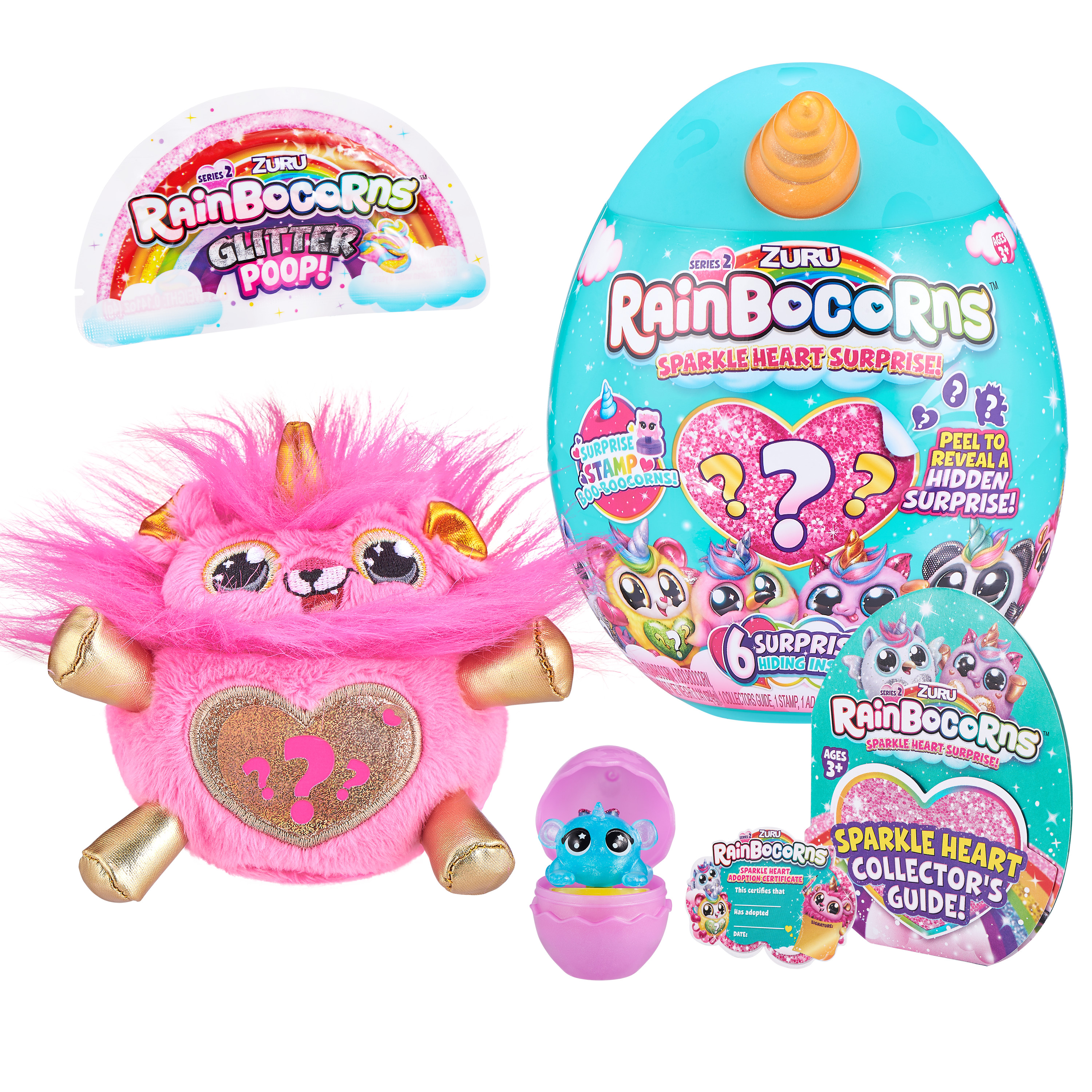 Игрушка Rainbocorns Rainbocorns Sparkle heart surprise S2 в непрозрачной упаковке (Сюрприз) 9214-S001 - фото 10