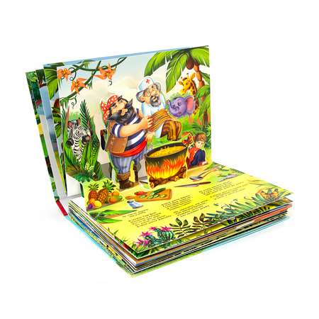 Сборник сказок Malamalama Книга со сказками Чуковского с объемными картинками