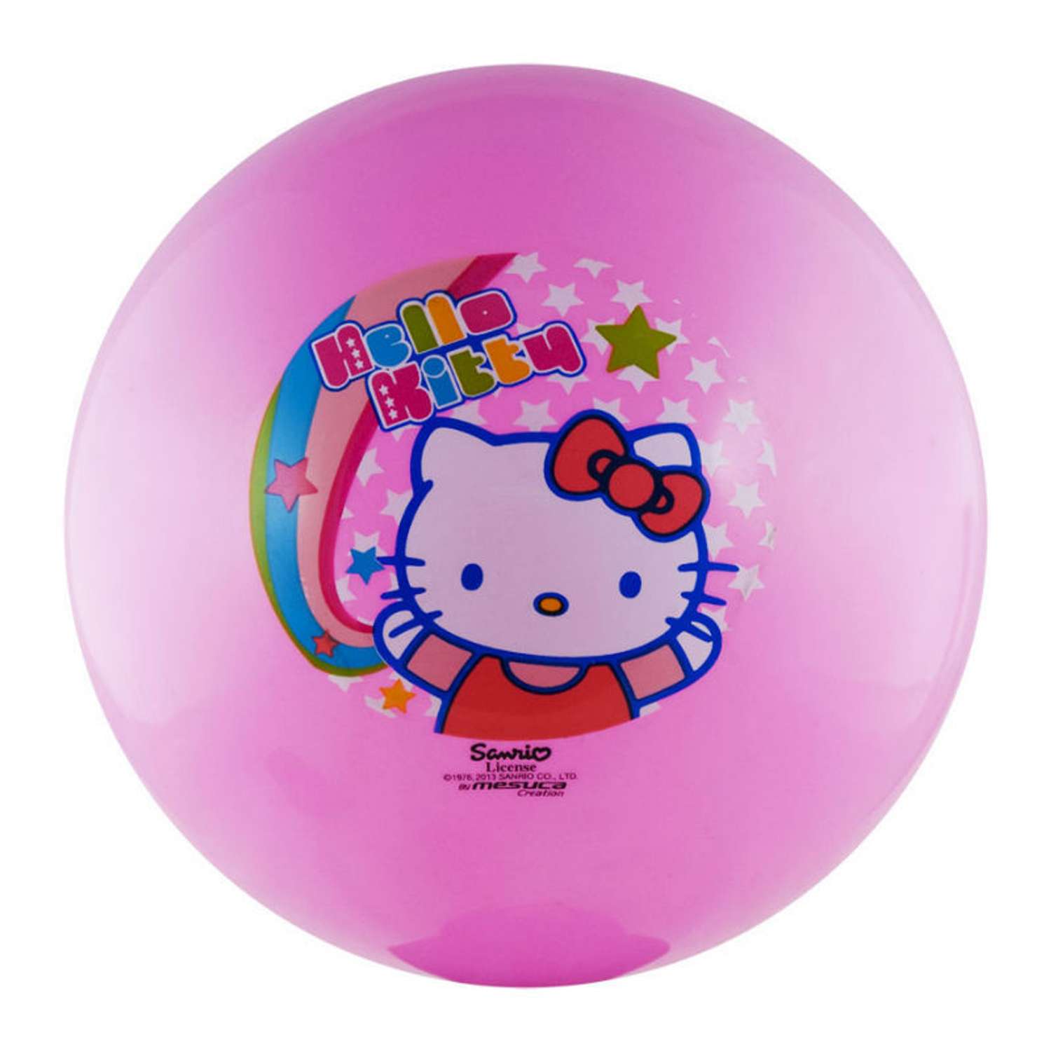 Мяч Hello Kitty 23 см перламутровый - фото 1