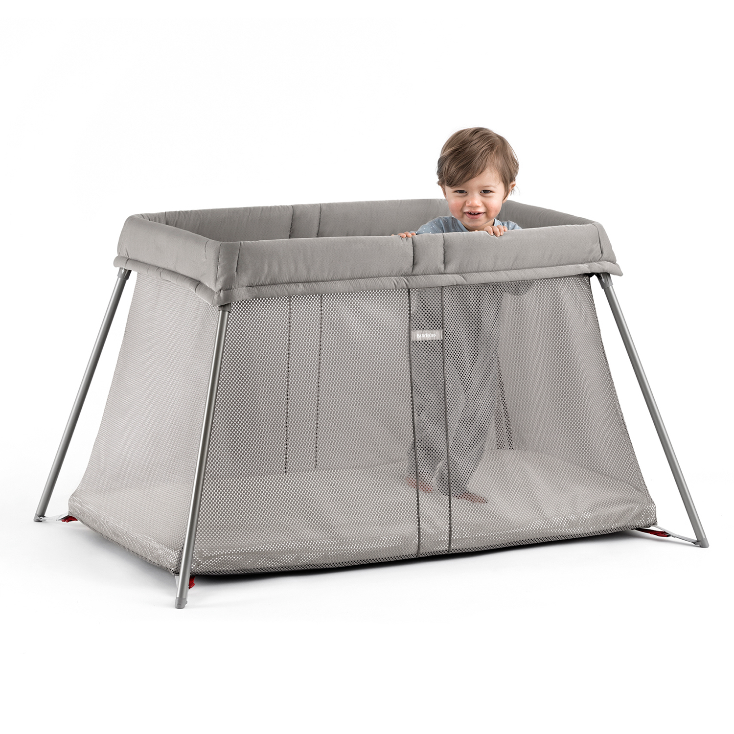 Манеж-кровать BabyBjorn Travel Cot Easy Go Серо-Беж 4502 - фото 6