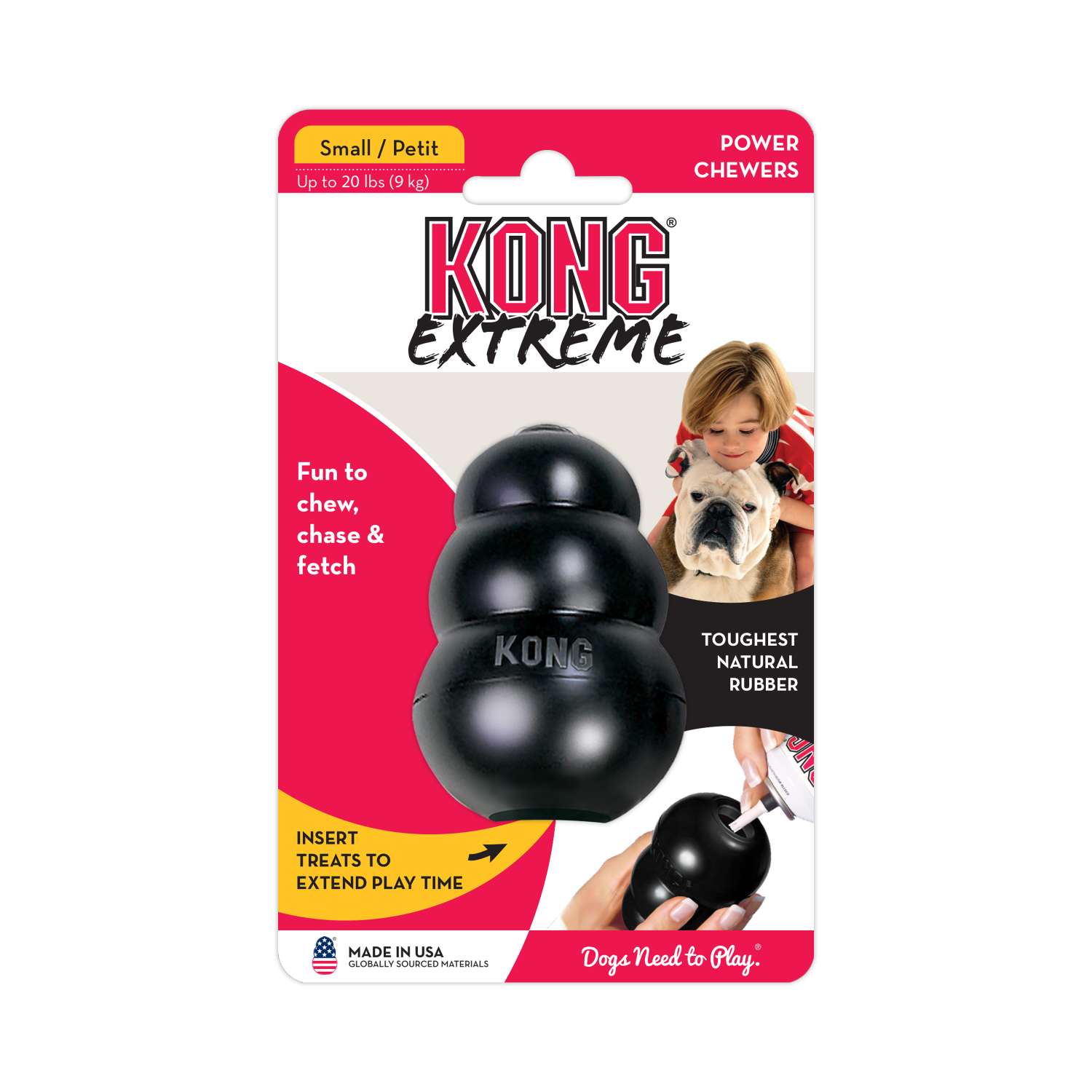 Игрушка для собак KONG Extreme очень прочная малая K3E - фото 2