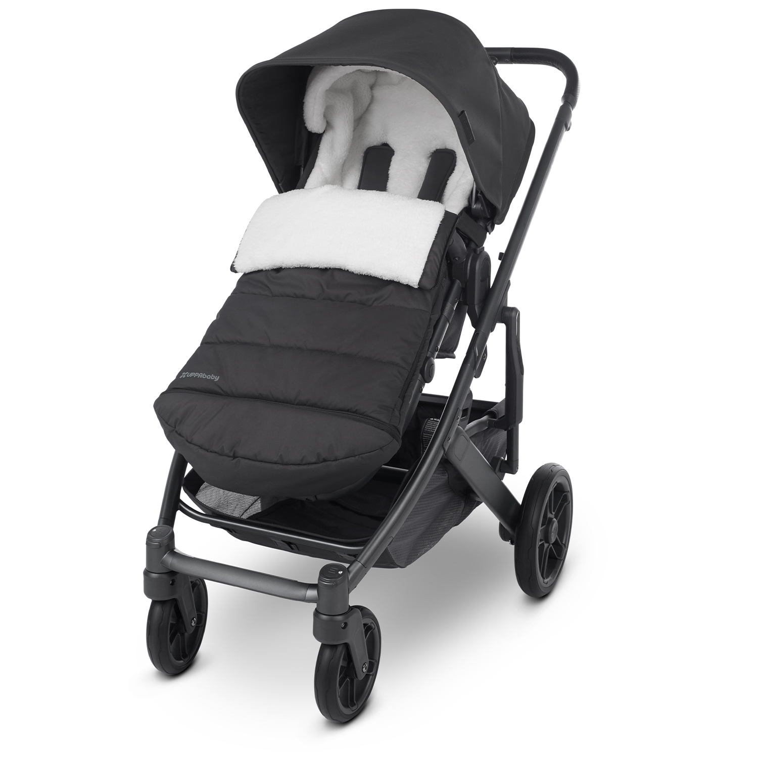 Чехол для коляски UPPAbaby утепленный Черный - фото 3