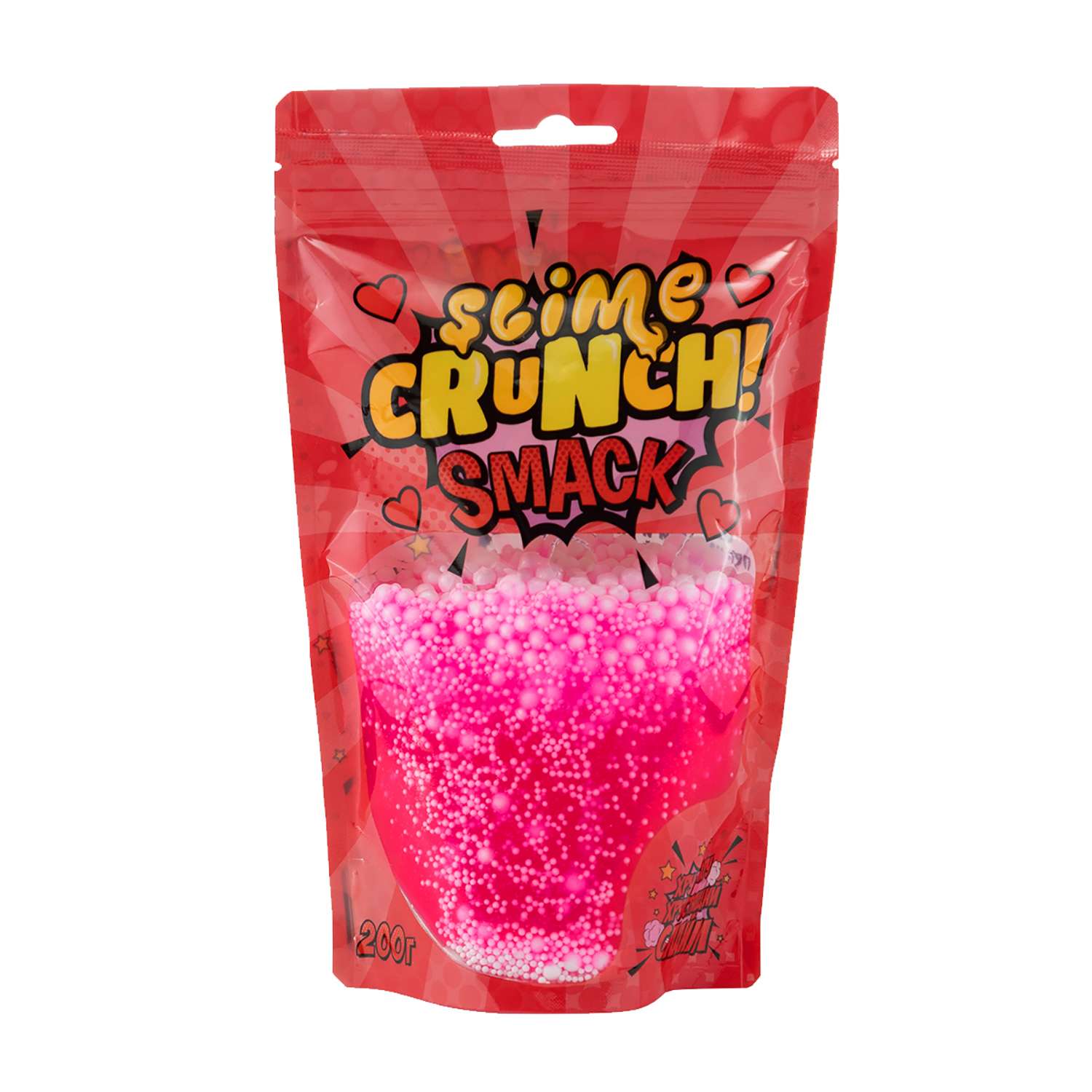 Лизун Slime Ninja Crunch аромат земляники 200г S130-25 - фото 1