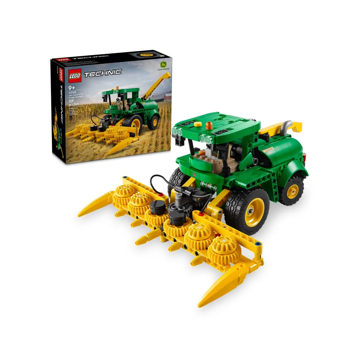 Конструктор LEGO Technic Кормоуборочный комбайн John Deere 9700 42168  купить по цене 4499 ₽ в интернет-магазине Детский мир