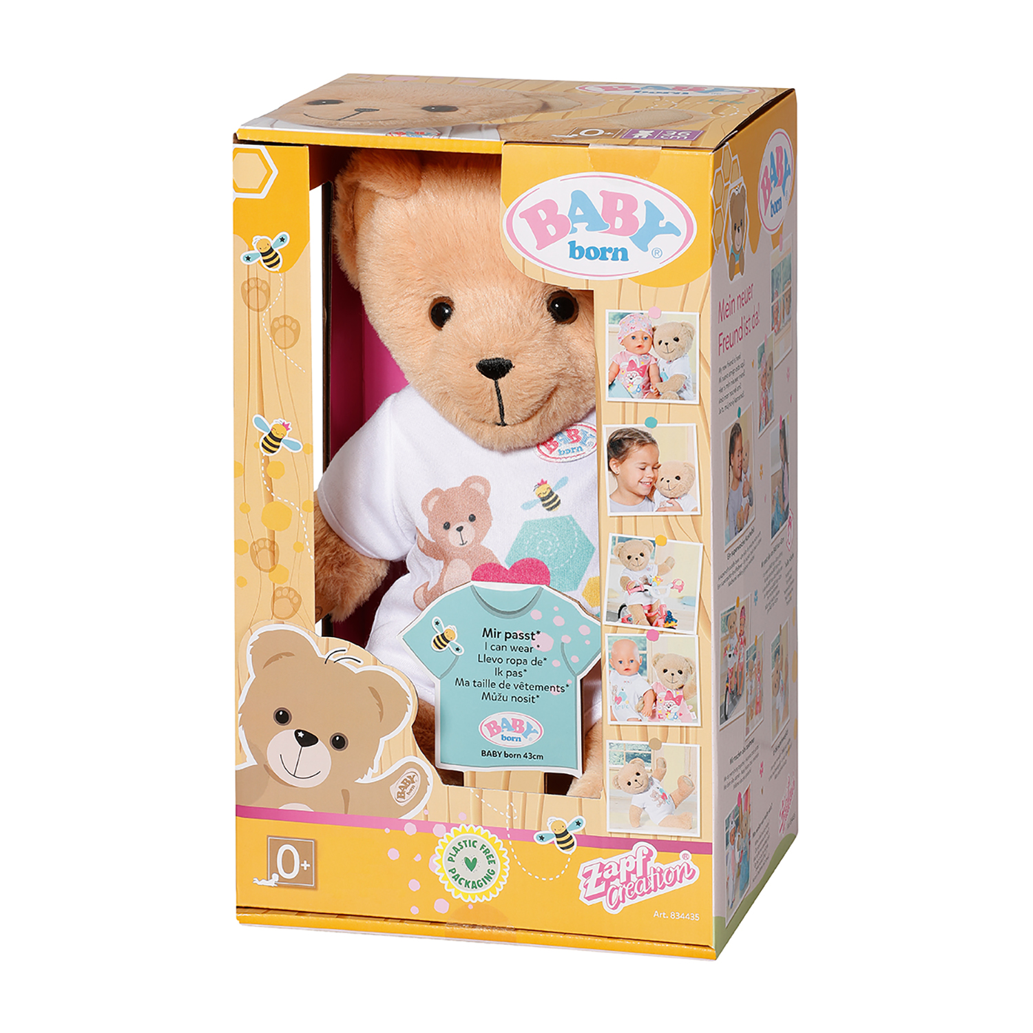 Игрушка мягкая Baby born Мишка с аксессуарами 834435/41296 - фото 6