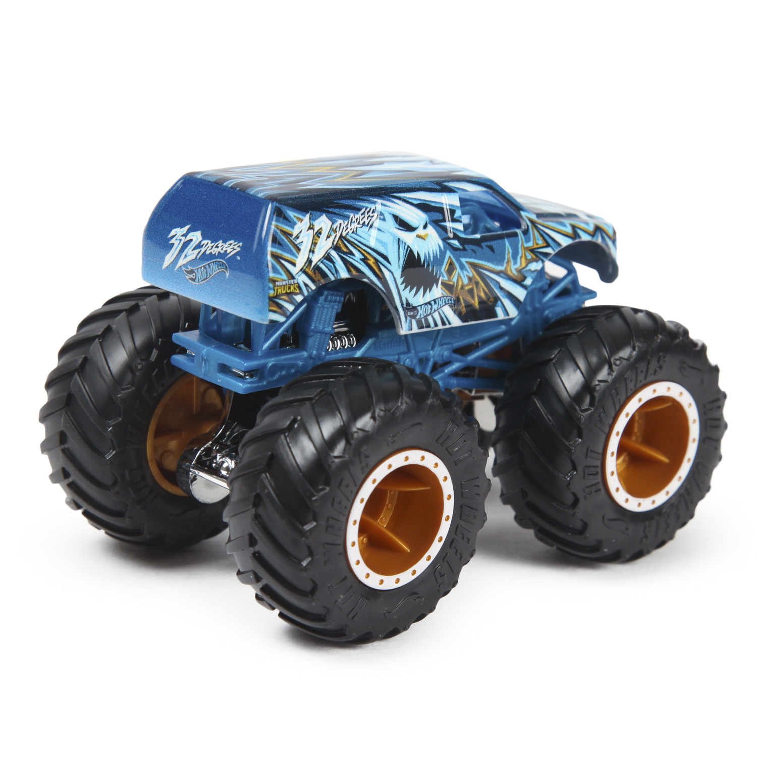 Машина Hot Wheels Monster Truck 32 Degrees HKM15 GRH81 - фото 3