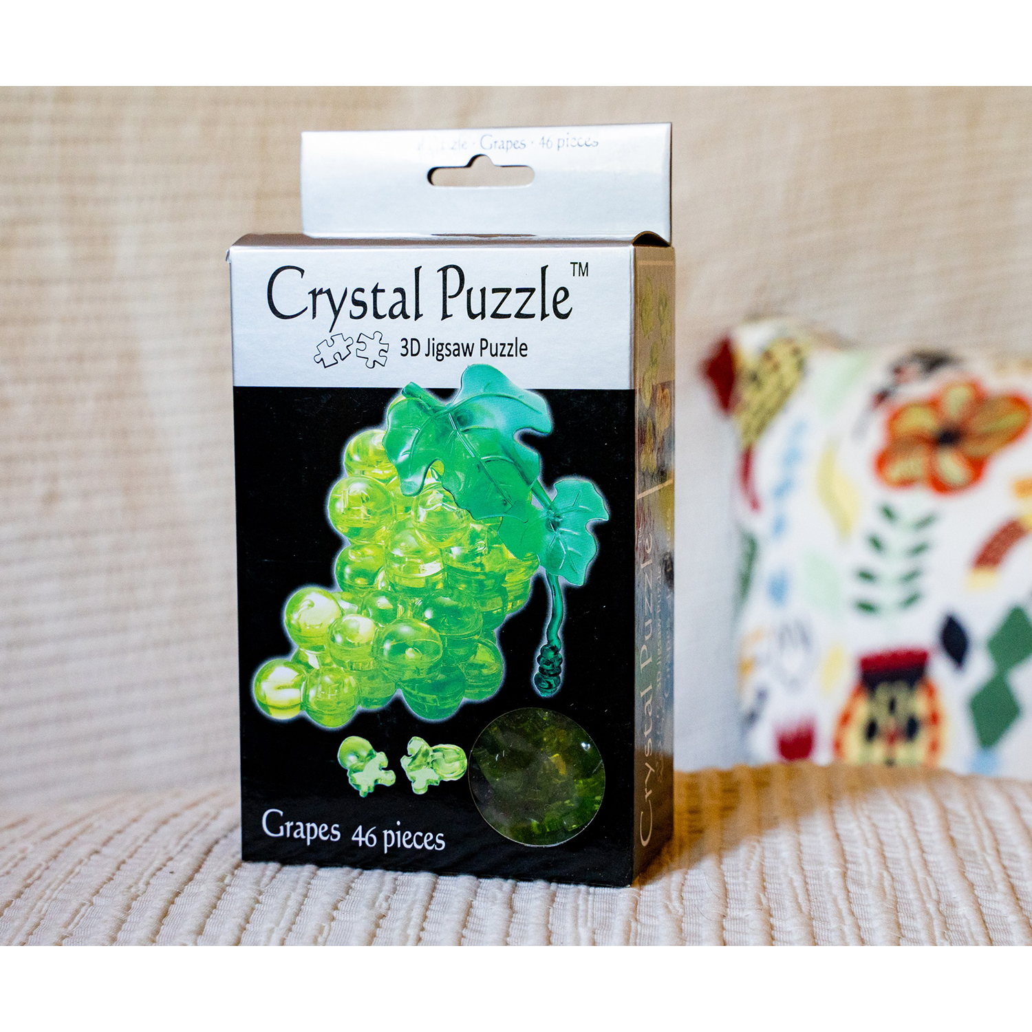 3D-пазл Crystal Puzzle IQ игра для детей кристальный Виноград зелёный 46  деталей купить по цене 737 ₽ в интернет-магазине Детский мир