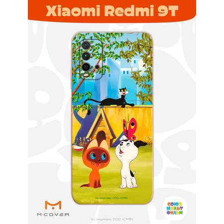 Силиконовый чехол Mcover для смартфона Xiaomi Redmi 9T Союзмультфильм Гав