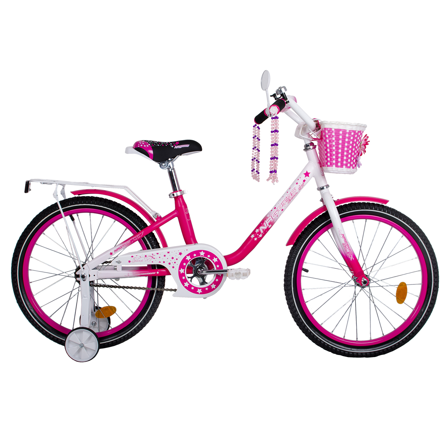 Велосипед NRG BIKES Swan 20 pink-white - фото 11