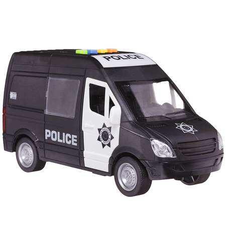 Машинка Junfa Полицейский фургон фрикционный свет звук