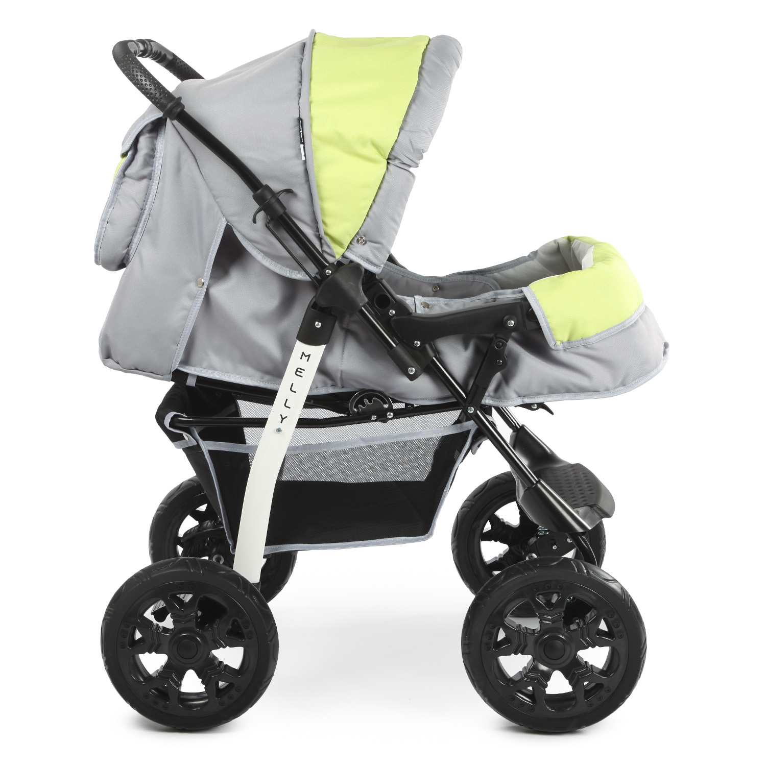 Коляска трансформер Babyton Melly Grey-Green - фото 3