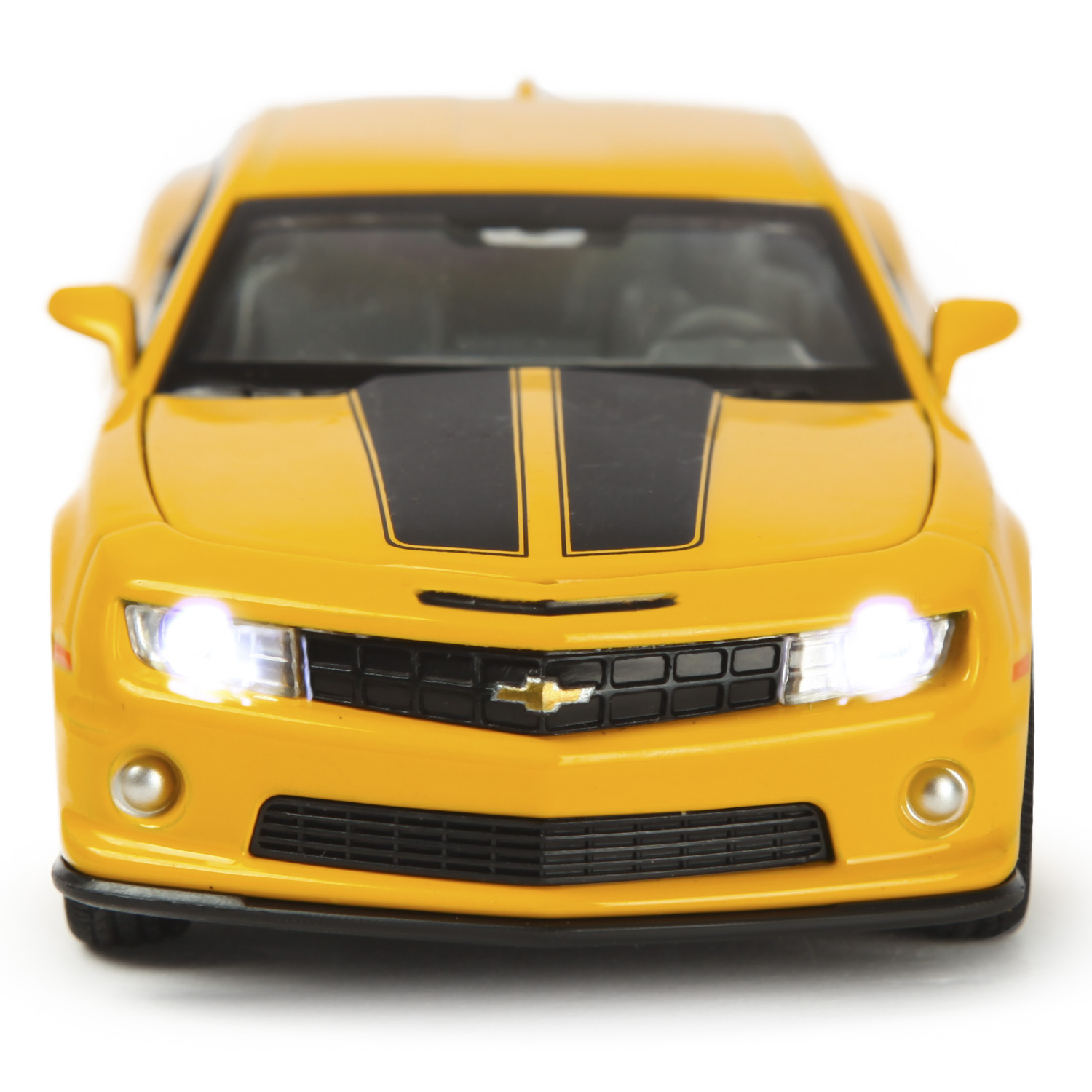 Машинка Mobicaro 1:32 Chevrolet Camaro SS Желтая 68335 68335 - фото 7