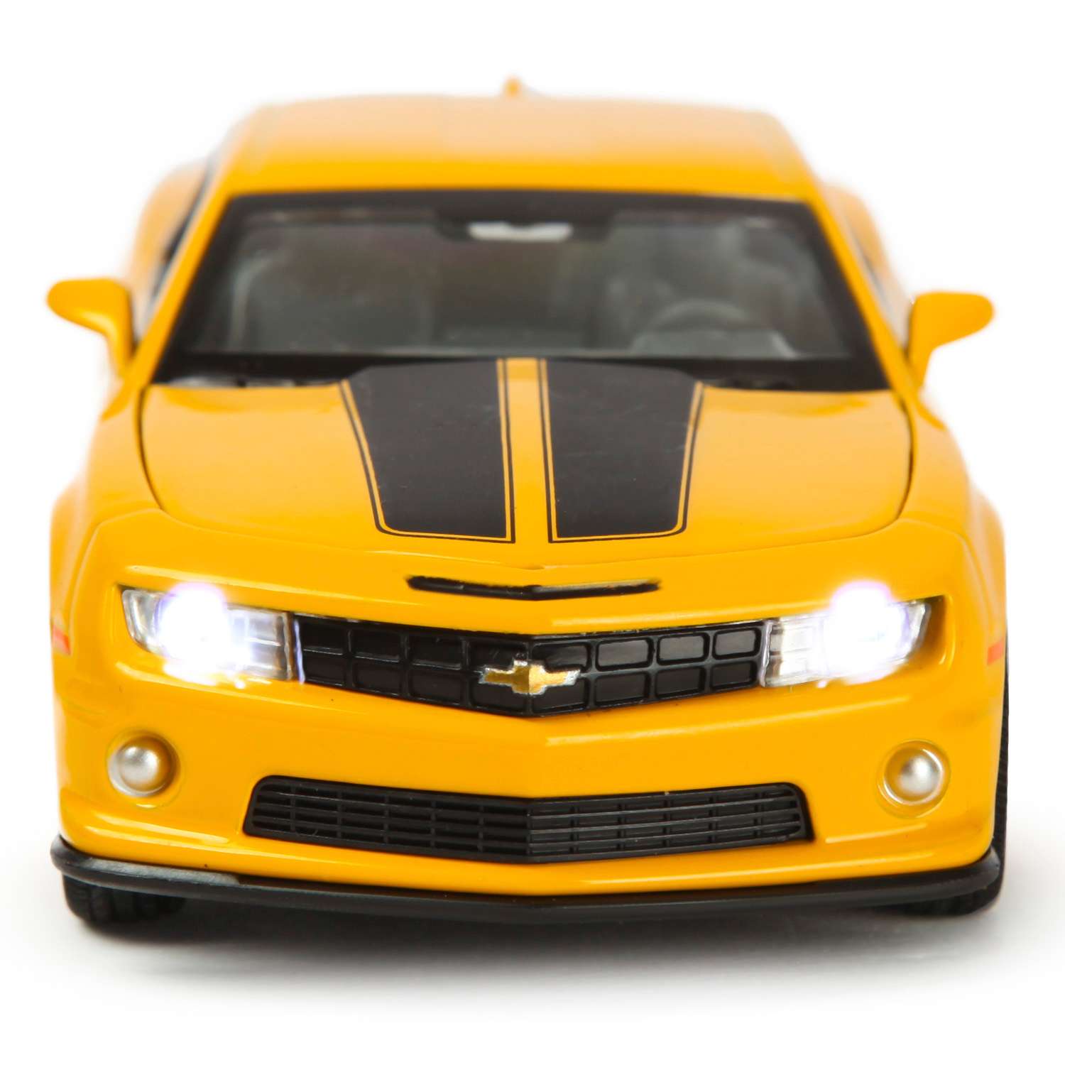 Машинка Mobicaro 1:32 Chevrolet Camaro SS Желтая 68335 68335 - фото 7