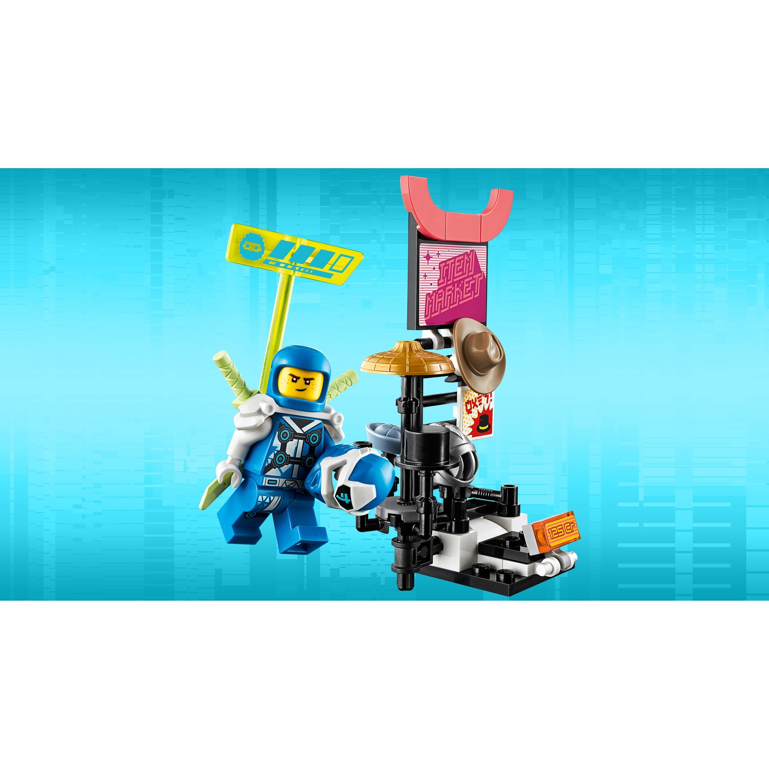 Конструктор LEGO Ninjago Киберрынок 71708 - фото 11