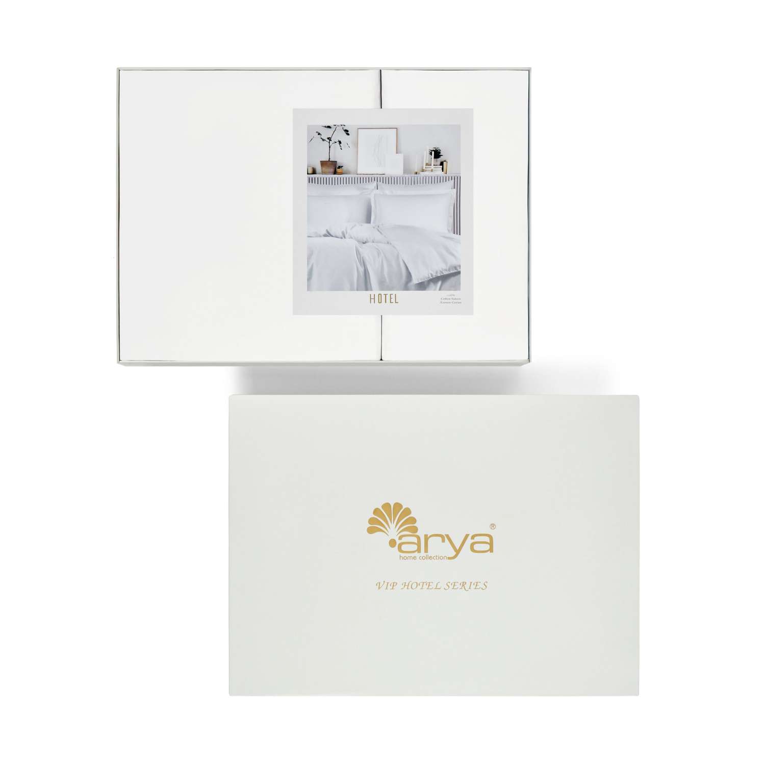 Постельное белье Arya Home Collection 2 спальное Евро 200x220 Arya Vip сатин - фото 10