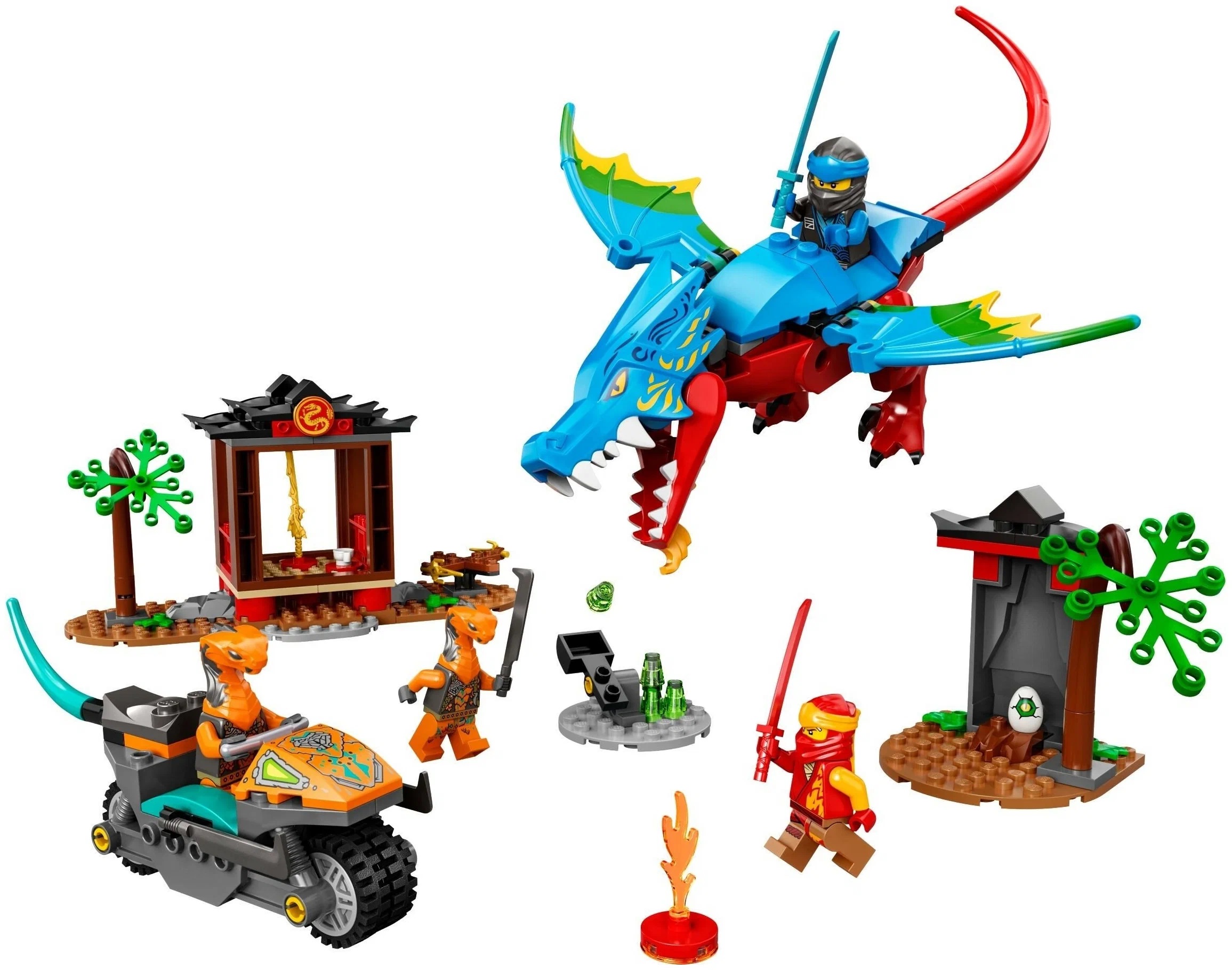 Конструктор Ninjago LEGO Храм ниндзя дракона - фото 8