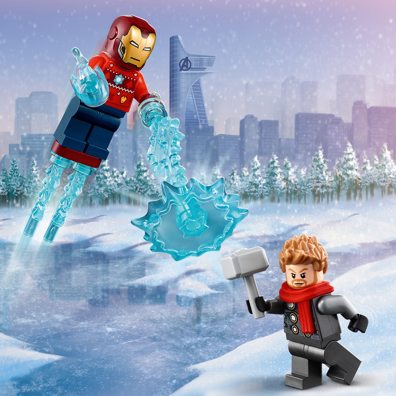 Конструктор LEGO Super Heroes Новогодний календарь 76196 - фото 8