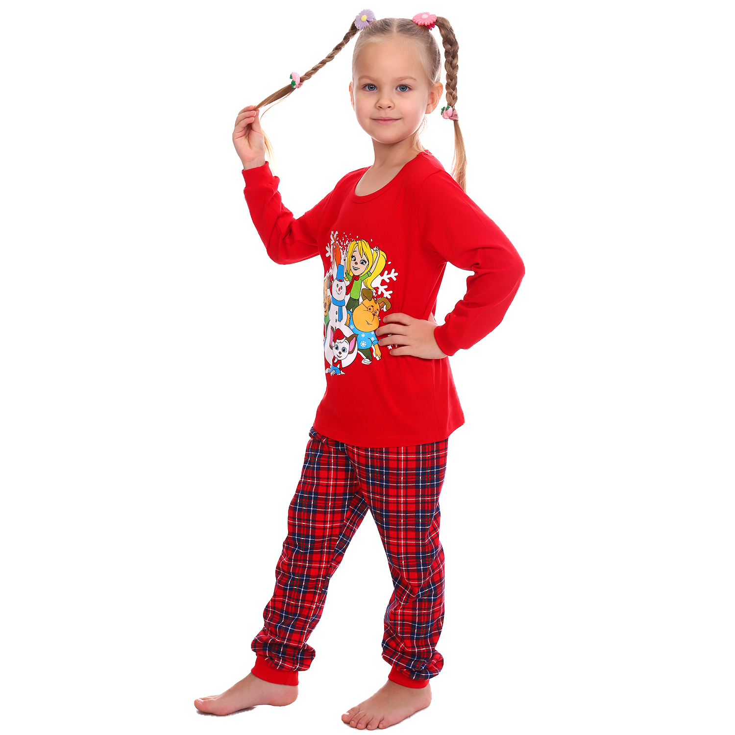 Пижама Детская Одежда 0405КПрД2/красный5 - фото 3