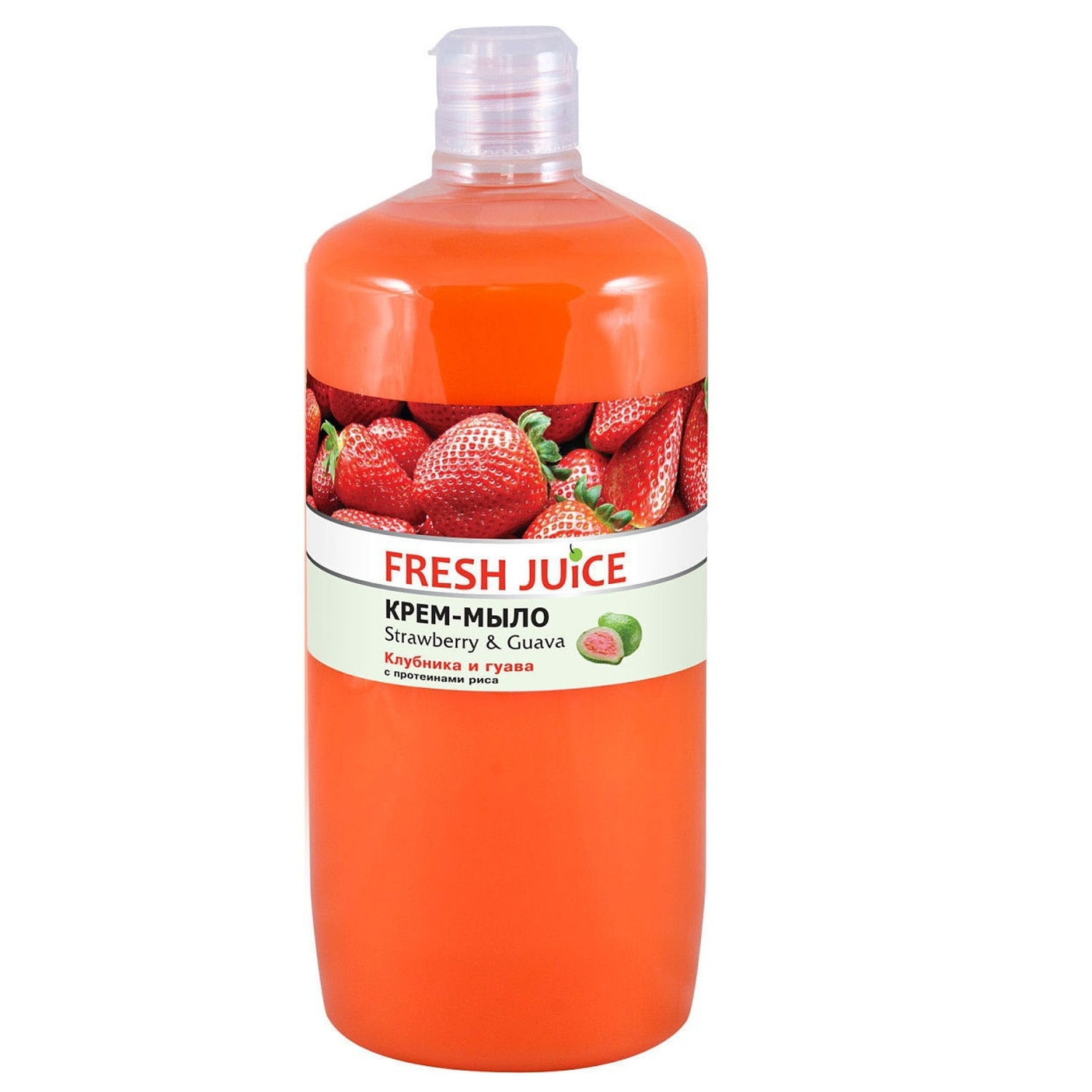 Крем-мыло для рук Fresh Juice МП  Strawberry Guava 1000 мл - фото 1