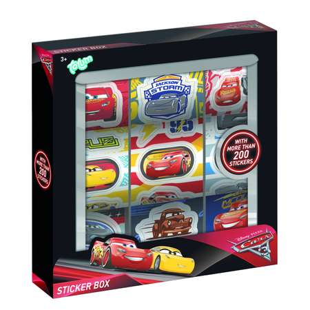 Набор TOTUM Cars sticker box 200шт