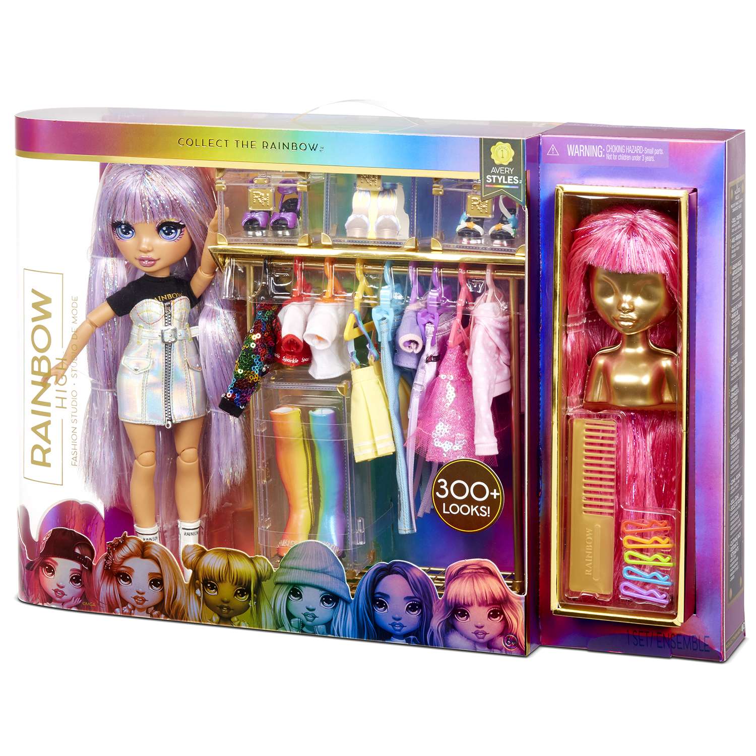 Набор игровой Rainbow High Студия модная радужная с куклой 571049E7C 571049E7C - фото 4